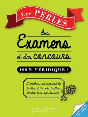 cover image of Les Perles des examens et des concours